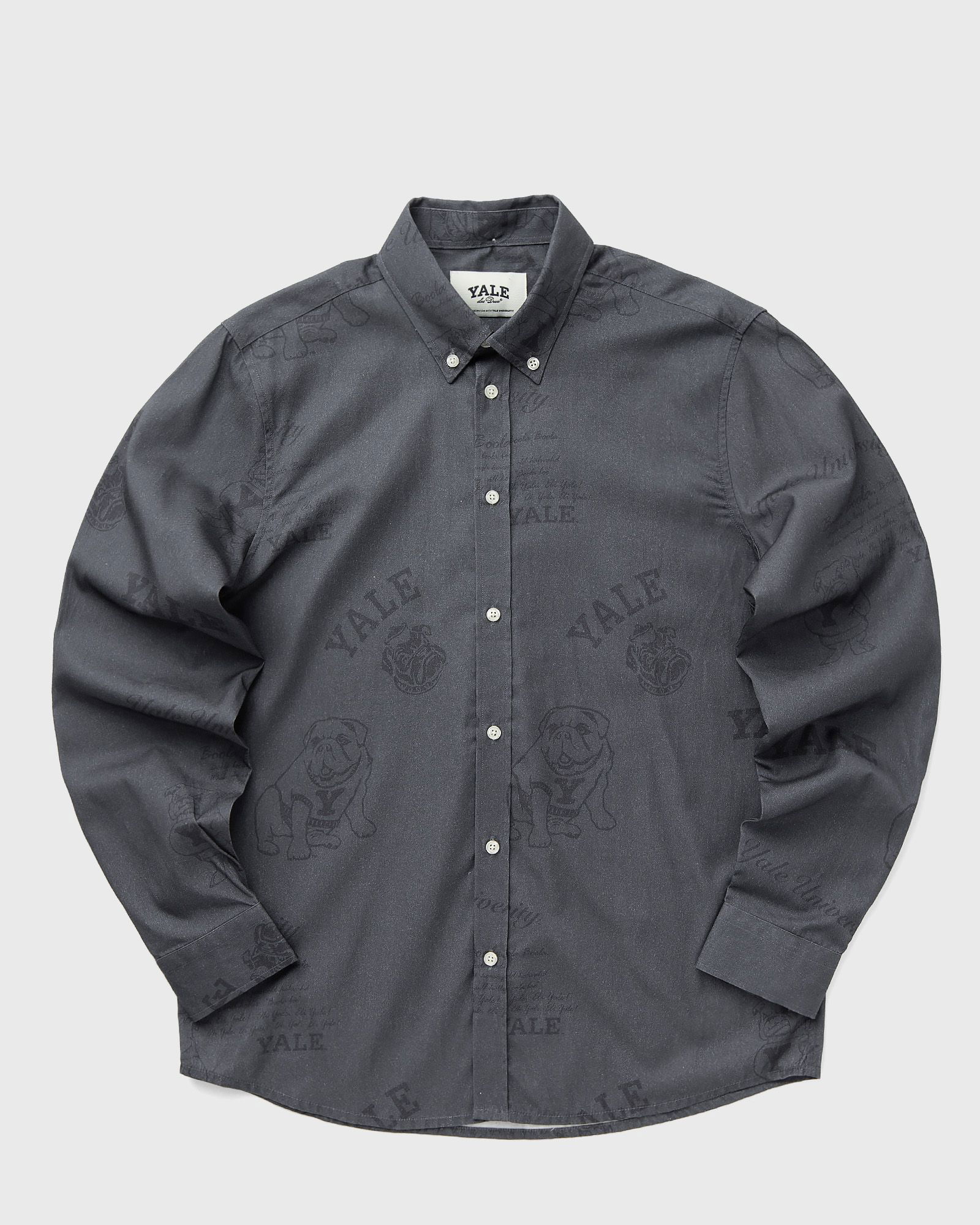 Satin Jacquard Long Sleeve Shirt