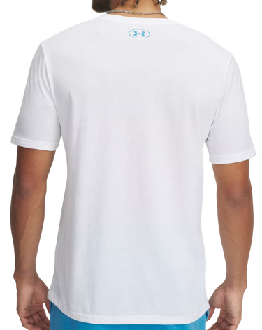 Tričko Under Armour Reflective Big Logo Short Sleeve T-Shirt Biela | 1390207-100, 2