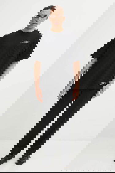 Tričko Neighborhood NEIGHBORHOOD HEATHER FABRIC Script Logo Pocket T-Shirt Čierna | 252UWNH.CSM10, 4