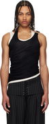 Jean Paul Gaultier 'The Red Draped Double' Tank Top