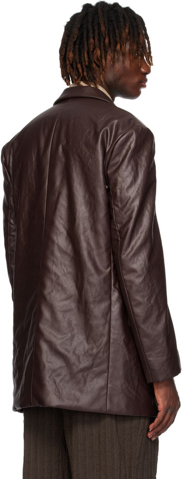 Bunda Dries Van Noten Dries Van Noten Coated Blazer Hnedá | 251-020411-1502, 2