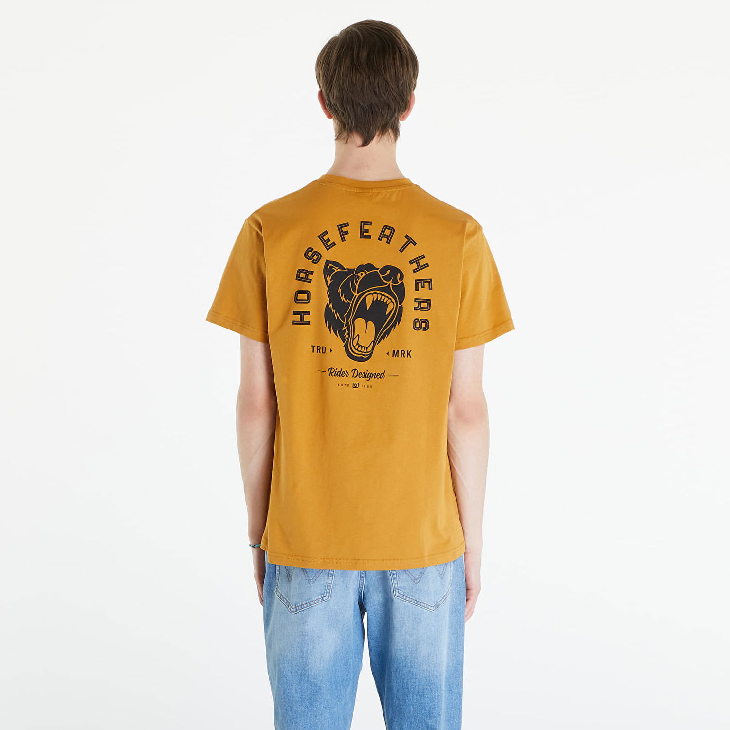 Tričko Horsefeathers Roar II T-Shirt Spruce Yellow Žltá | SM1340A, 1