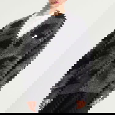 Sveter BAPE Colour Camo Mohair Knit Cardigan Šedá | 001KNL801302M-BLK, 2