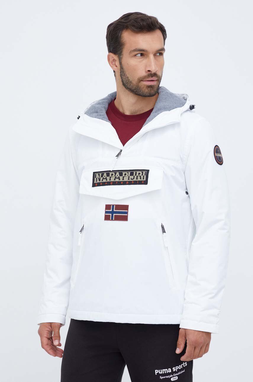 Vetrovka Napapijri Overhead Anorak Jacket Biela | NP0A4GMD0021, 0