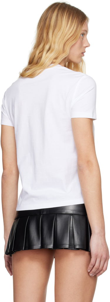 Tričko Versace Versace Jeans Couture Sequinned Logo T-Shirt Biela | E78HAHE02_ECJ00E, 2