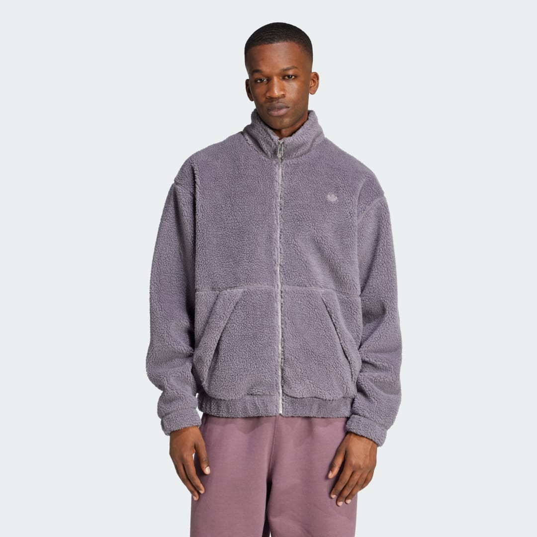 Mikina adidas Performance Premium Essentials Polar Fleece Full-Zip Šedá | IY2255, 0