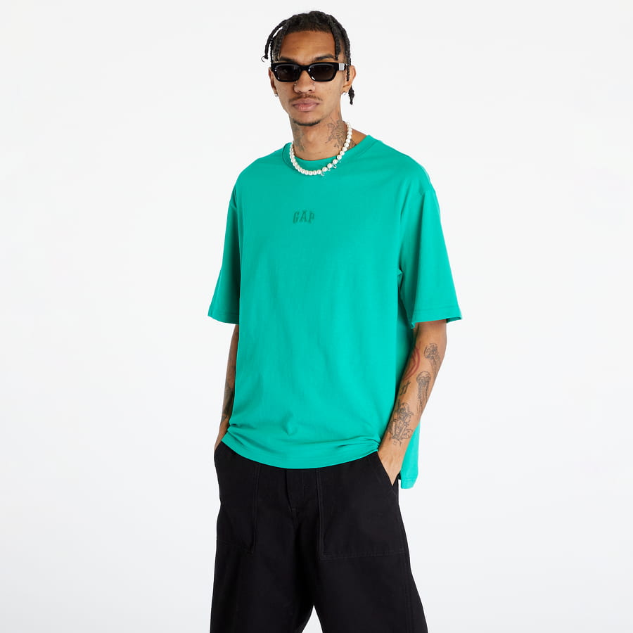 Tričko GAP SS Relaxed Logo Tee Deluxe Green Zelené | 663922-00, 0