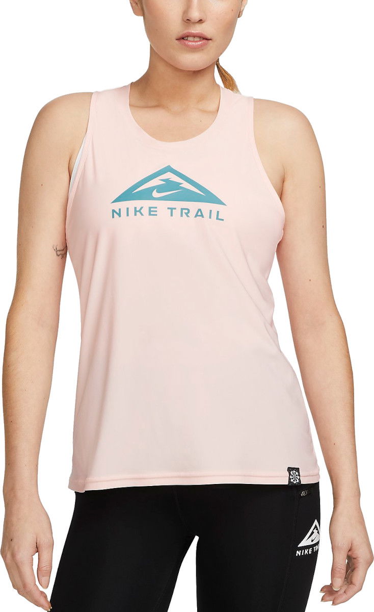 Tielko Nike Dri-FIT Trail Running Tank Top Ružová | dx1023-686, 0
