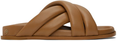 Tenisky a topánky Anine Bing Lizzie Padded Leather Slides Hnedá | A-14-4028-230, 0