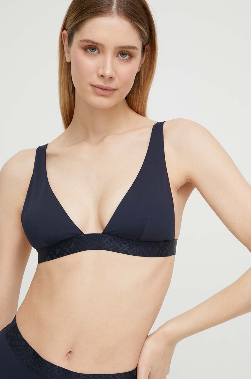 Plavky Tommy Hilfiger Bikini Top Čierna | UW0UW04566.PPYX, 0