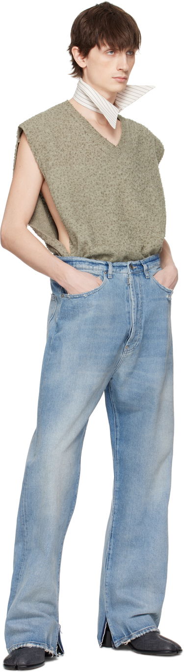 Džínsy Maison Margiela Maison Margiela Buckle Jeans Modrá | S50LA0238 S30383, 3