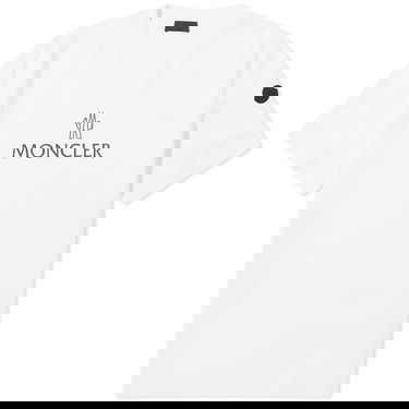 Tričko Moncler Text Logo T-Shirt White Biela | 8C000-60-829H8-001, 0