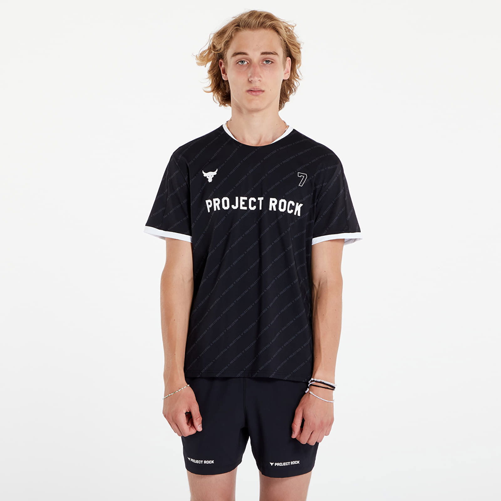 Project Rock Rugby Shirt Black/ White