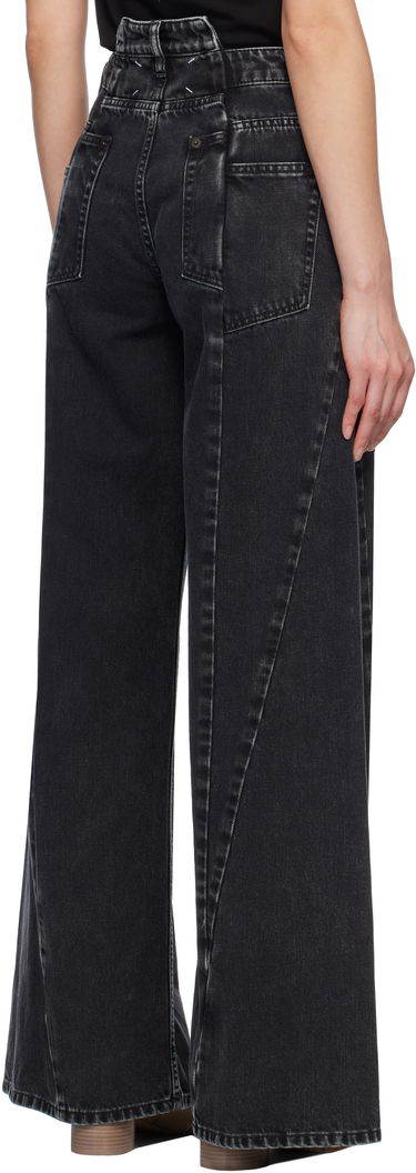 Džínsy Maison Margiela Maison Margiela 5 Pocket Wide Leg Jeans Čierna | S51LA0133 S30496, 2