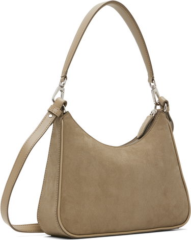 Taška cez rameno Stella McCartney Stella McCartney Alter Suede Shoulder Bag Béžová | 7B0104WP0590, 2