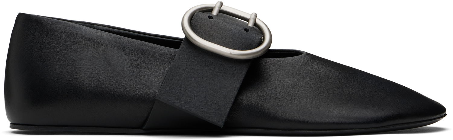 Tenisky a topánky Jil Sander Jil Sander Buckle Ballerina Flats Čierna | J15WZ0031_P8175, 0