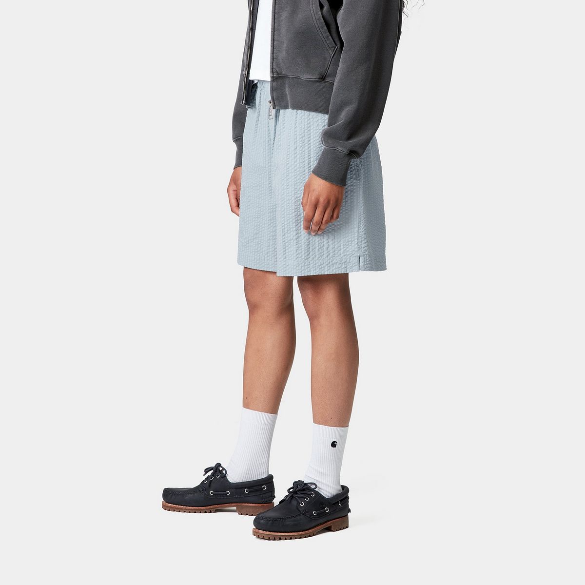 Šortky Carhartt WIP Carhartt WIP Toland Stripe Seersucker Shorts Modrá | I035133_8, 1
