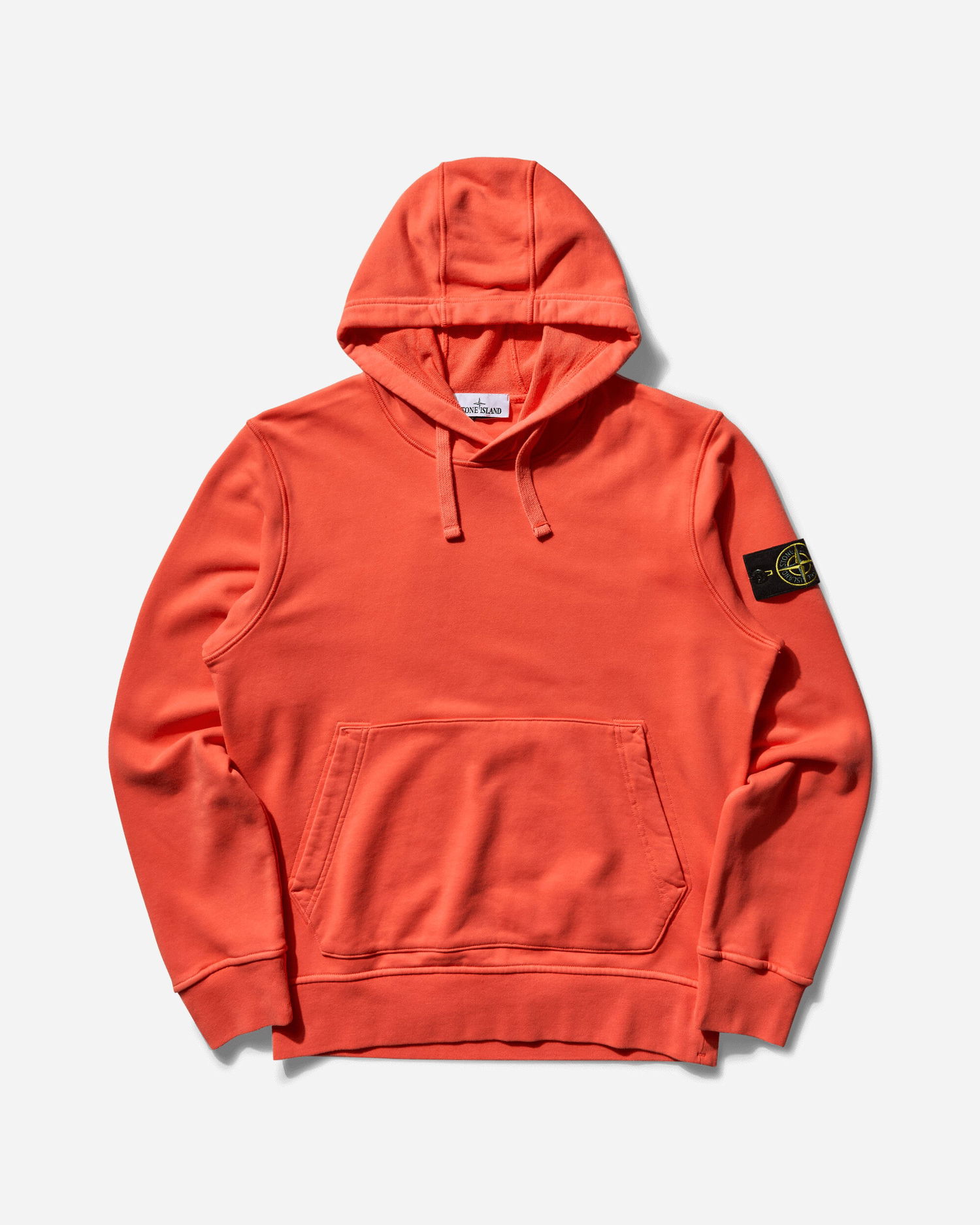 Mikina Stone Island Garment Dyed Hooded Sweatshirt Červená | K1S15-6100045-S0051 V008A, 1
