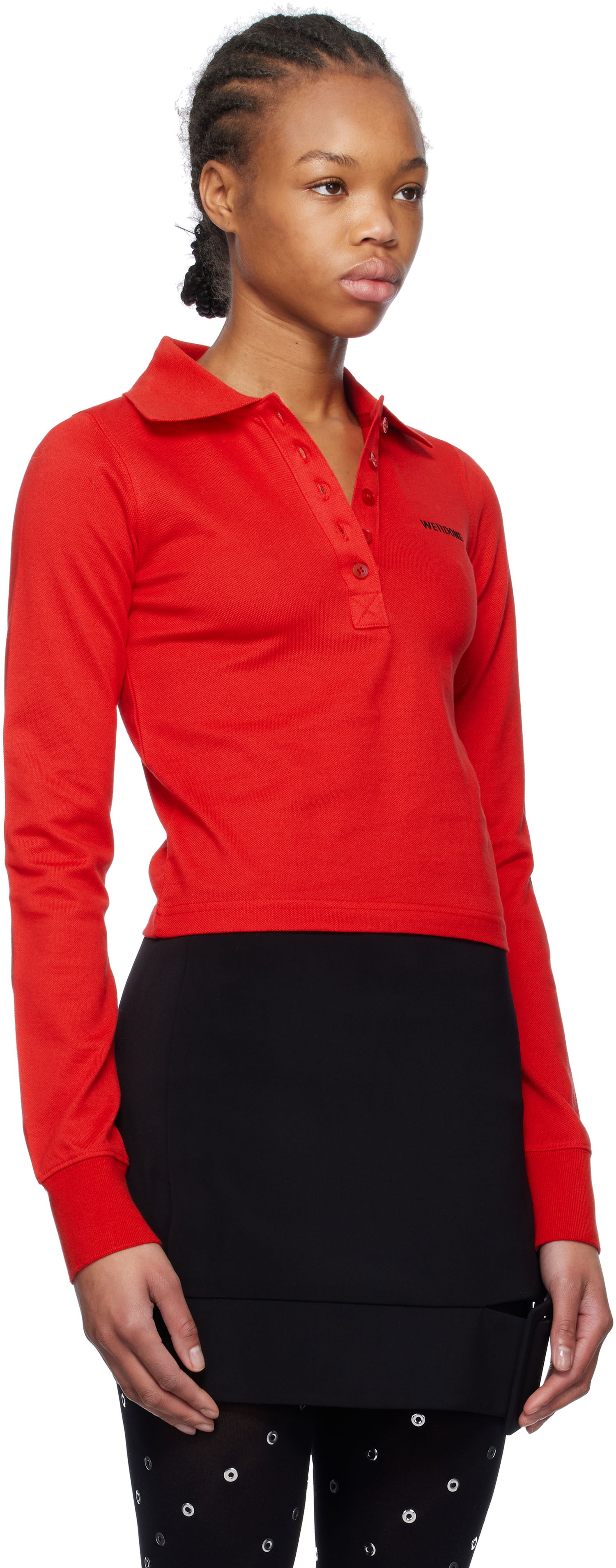Polo tričko We11done We11done Cotton Logo Polo Červená | WD-TT0-25-725-W-RD, 1