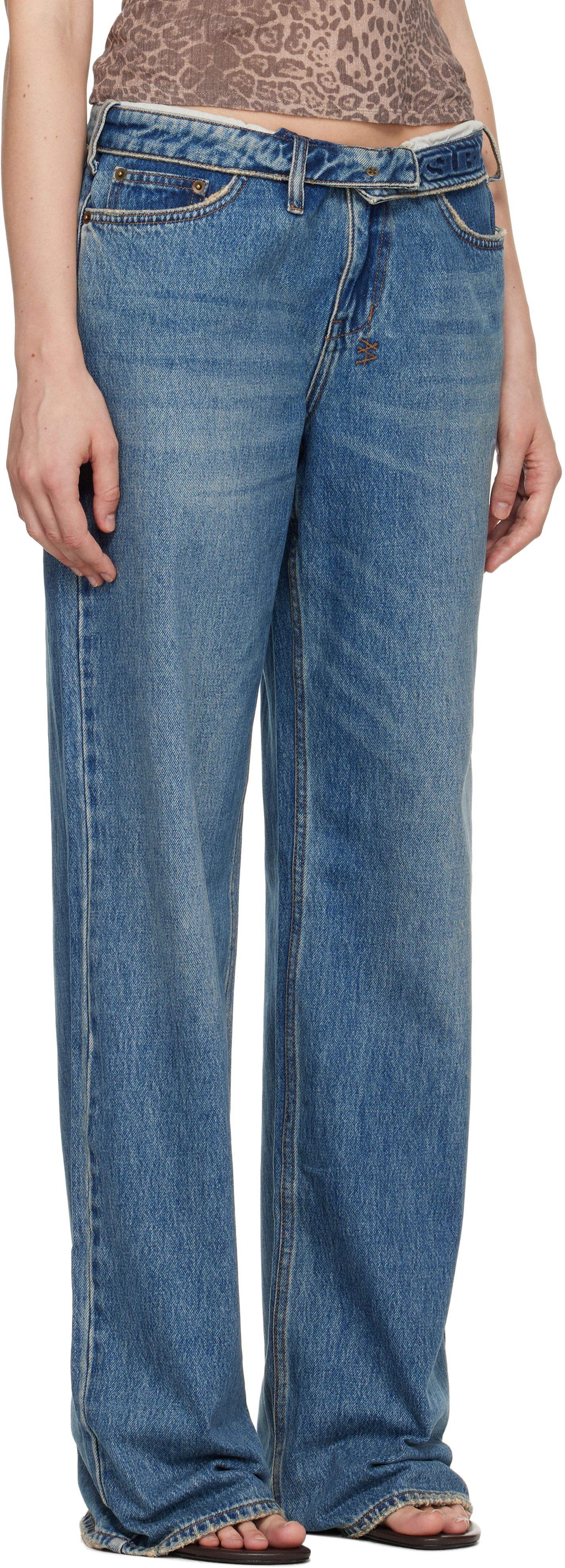 Džínsy Ksubi Low Rider Flip Jeans Modrá | WPF25DJ014, 1