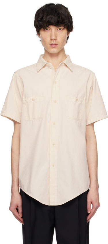 Košeľa Maison Margiela Maison Margiela Chambray Short Sleeve Shirt Béžová | S50DR0010 M30022, 0