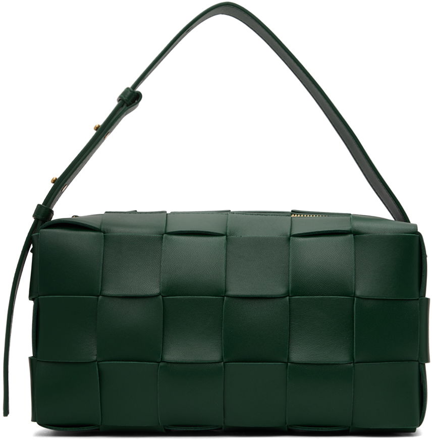 Taška cez rameno Bottega Veneta Brick Cassette Bag Zelené | 709360 VMAY1, 0