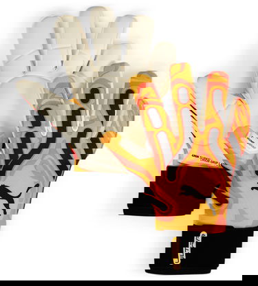 Rukavice Puma ULTRA Ultimate Hybrid Goalkeeper Gloves with 4MM Superior Grip Latex and Thumbwrap Rôznofarebný | 041858-09, 0