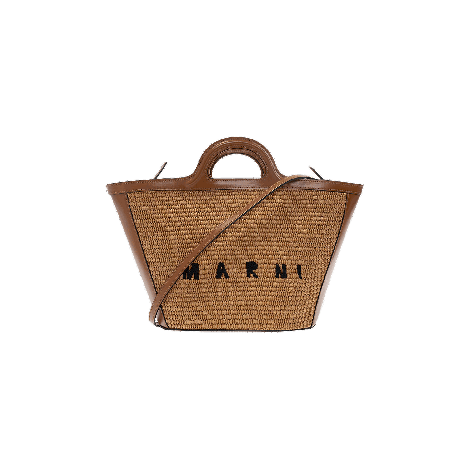 Tote bag Marni Medium Logo Woven Tote Bag Hnedá | BMMP0068Q0 P3860 00M50, 0