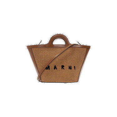 Tote bag Marni Medium Logo Woven Tote Bag Hnedá | BMMP0068Q0 P3860 00M50, 0