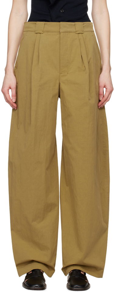 Nohavice LEMAIRE Lemaire Wide-Leg Trousers Hnedá | PA1095 LF1228, 0
