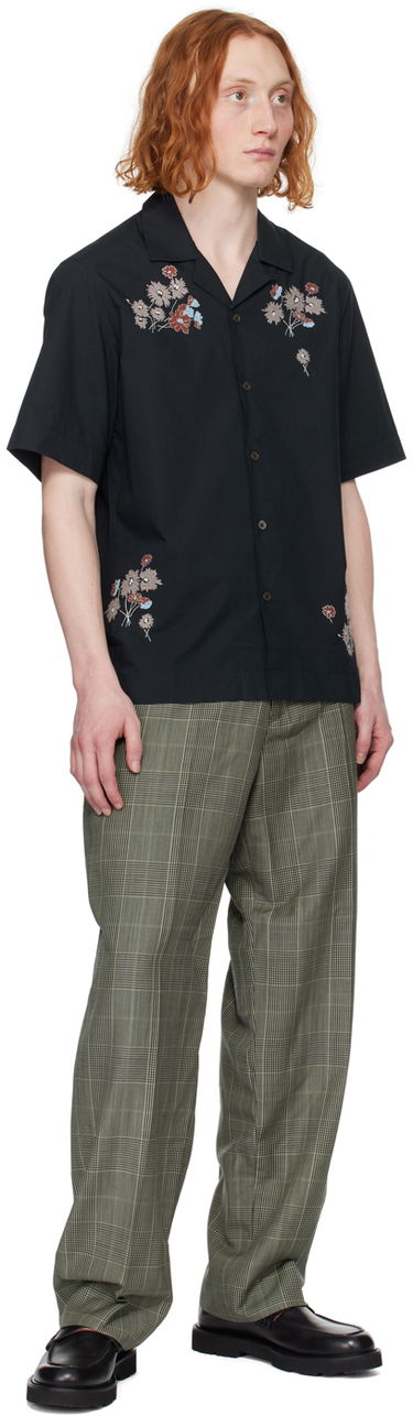 Košeľa Paul Smith Paul Smith Embroidered Short Sleeve Shirt Čierna | M1R-905UE-M01592-49A, 3