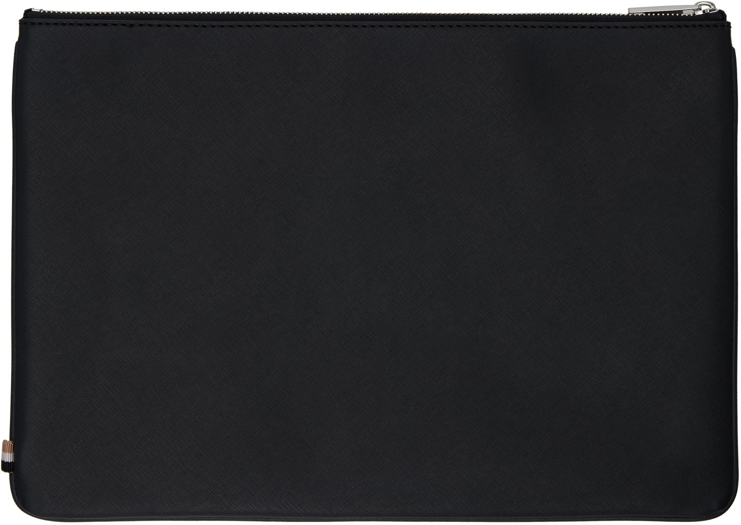 Kabelka BOSS Large Leather Document Holder Čierna | 50536155, 1