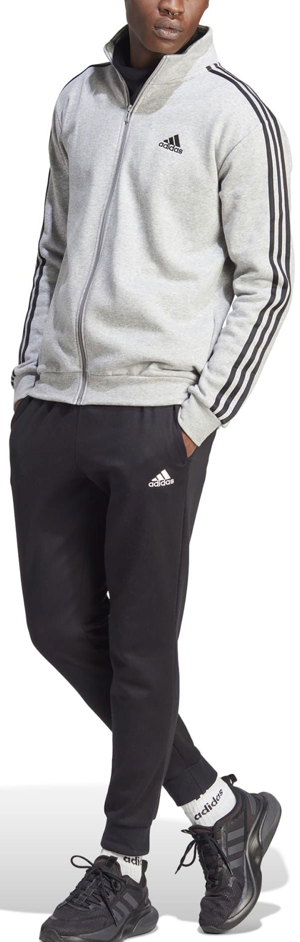 Súprava adidas Performance Souprava adidas Sportswear Basic 3S Fleece Biela | ia3073