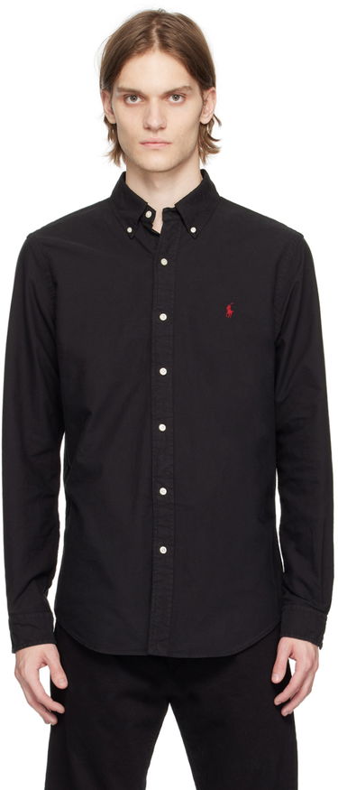 Košeľa Polo by Ralph Lauren Ralph Lauren Garment-Dyed Oxford Shirt Čierna | 710716303002, 0