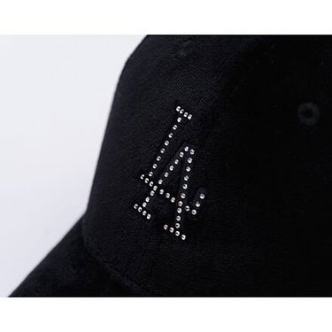 Šiltovka New Era MLB Diamante Velour 9FORTY LA Dodgers Adjustable Hat Čierna | 60595351, 3