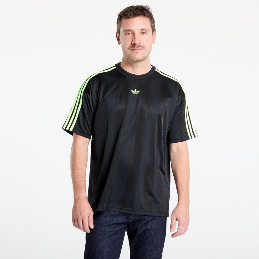 Tričko adidas Originals Adicolor Jacquard Jersey T-Shirt Čierna | JW5878
