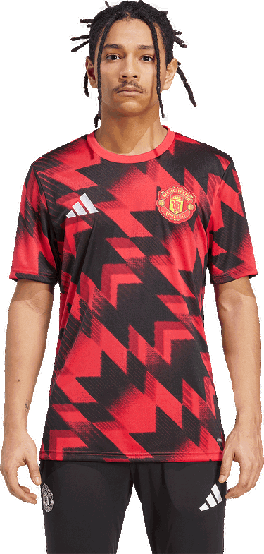 Tričko adidas Originals Manchester United Pre-Match Jersey Červená | jp3233, 6