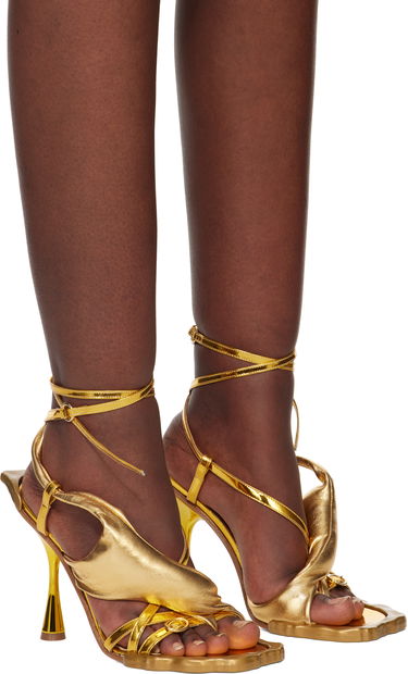 Starostlivosť o obuv Ottolinger Ottolinger Flower Heeled Sandals Žltá | 13190013101, 3