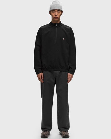 Mikina ROA Heavy Half Zip Sweatshirt Čierna | RBMW0334FA241, 1