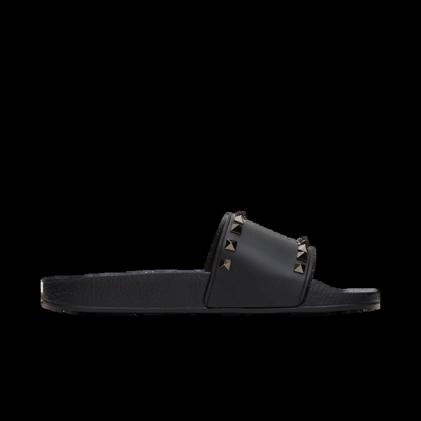 Tenisky a topánky Valentino Garavani Black Rockstud Slides Čierna | 4Y2S0873JGC