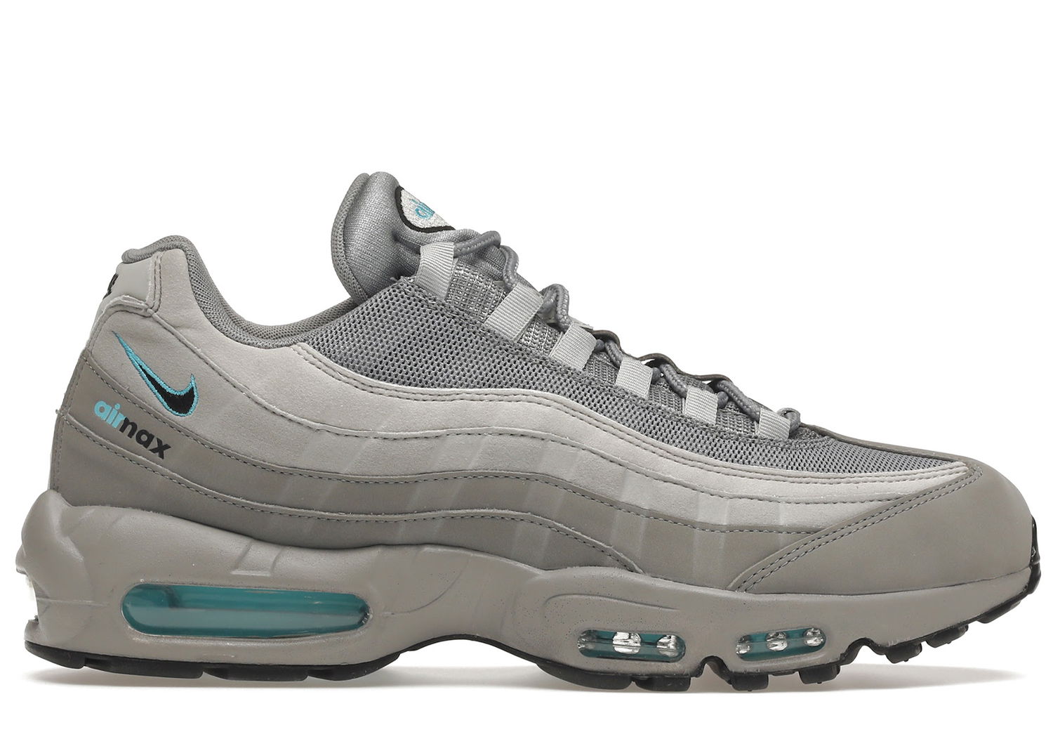 Tenisky a topánky Nike Air Max 95 Retro Logo Grey Aqua Šedá | CV1635-001, 0