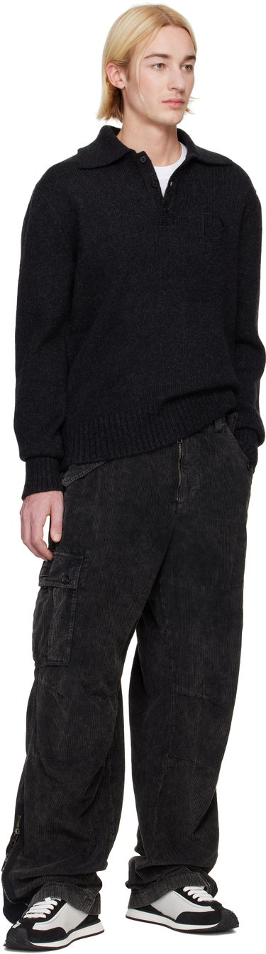 Cargo nohavice Dolce & Gabbana Re-Edition Garment Dyed Cargo Pants Čierna | GP0B9TG8LI1, 3