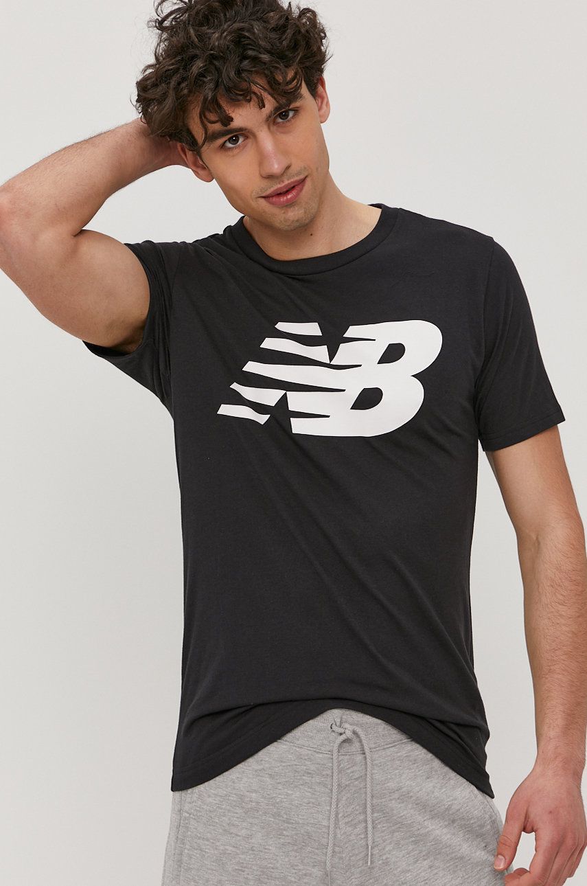 Tričko New Balance Classic Tee Logo Čierna | MT03919BK, 0