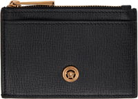Versace Goatskin Zip Card Holder