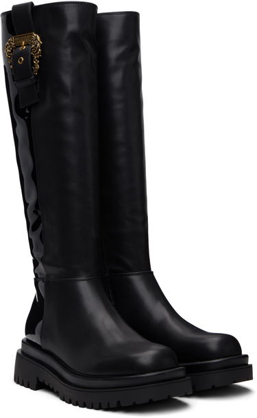 Tenisky a topánky Versace Versace Jeans Couture Tall Boots Čierna | E79VA3S65_E71570, 3