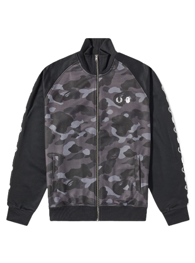 Bunda Fred Perry x BAPE Camo Track Jacket Čierna | SJ5137-102