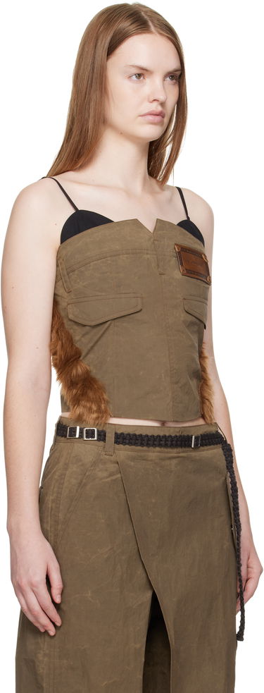 Tielko Andersson Bell Andersson Bell Trouser Custom Bustier Top Hnedá | atb1354w, 1