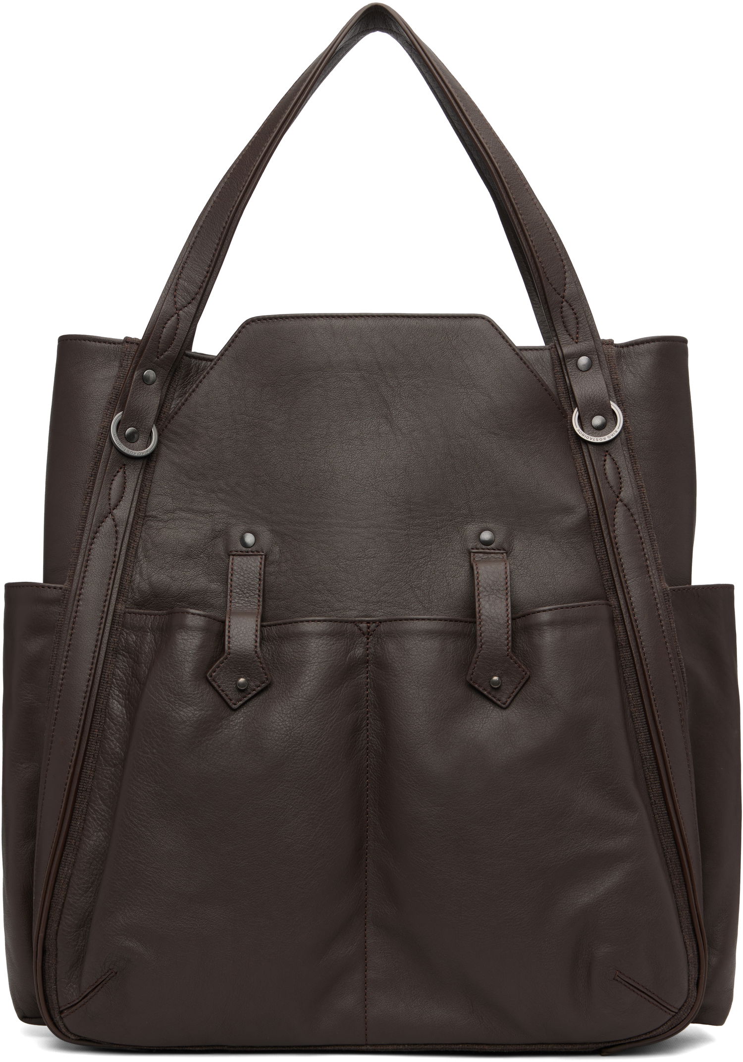 Tote bag KIKO KOSTADINOV Kiko Kostadinov Inex Leather Tote Hnedá | KKAW25BG04-148, 0