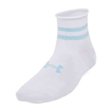 Ponožky Under Armour Essential Quarter Socks - 3 Pack Biela | 1384025-105, 1
