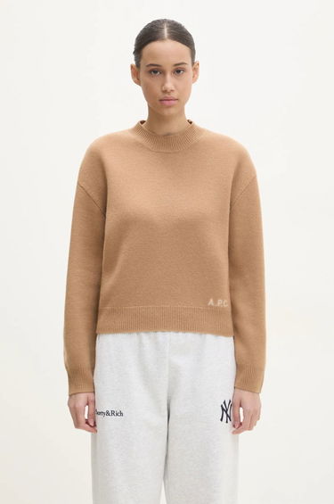 Sveter A.P.C. A.P.C. Pull Esther Wool Sweater Hnedá | WVBDK.F23373.CAB, 0